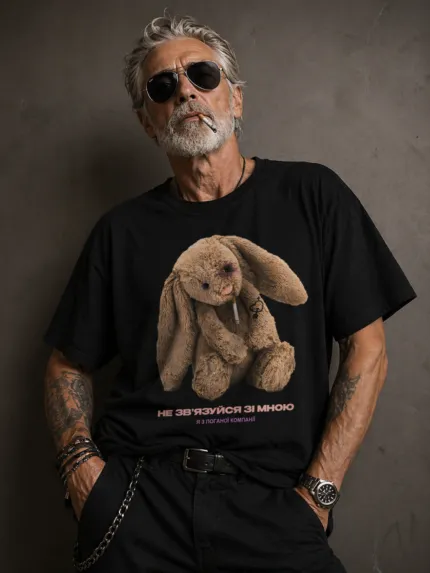 Bad bunny oversize (чорна)