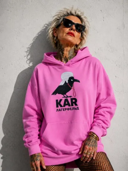 Худі KAR pink унісекс